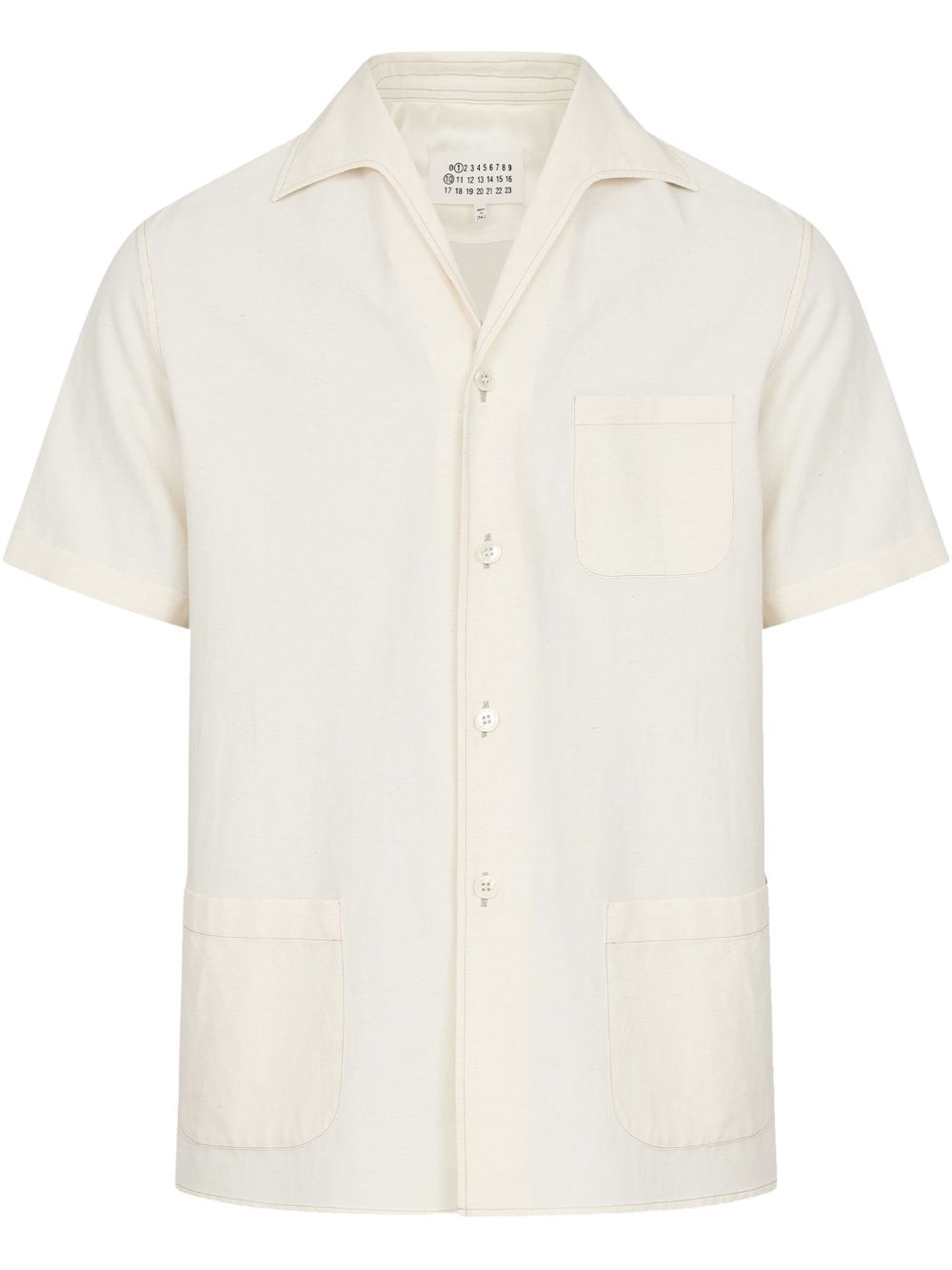 Ризи Maison Margiela бели