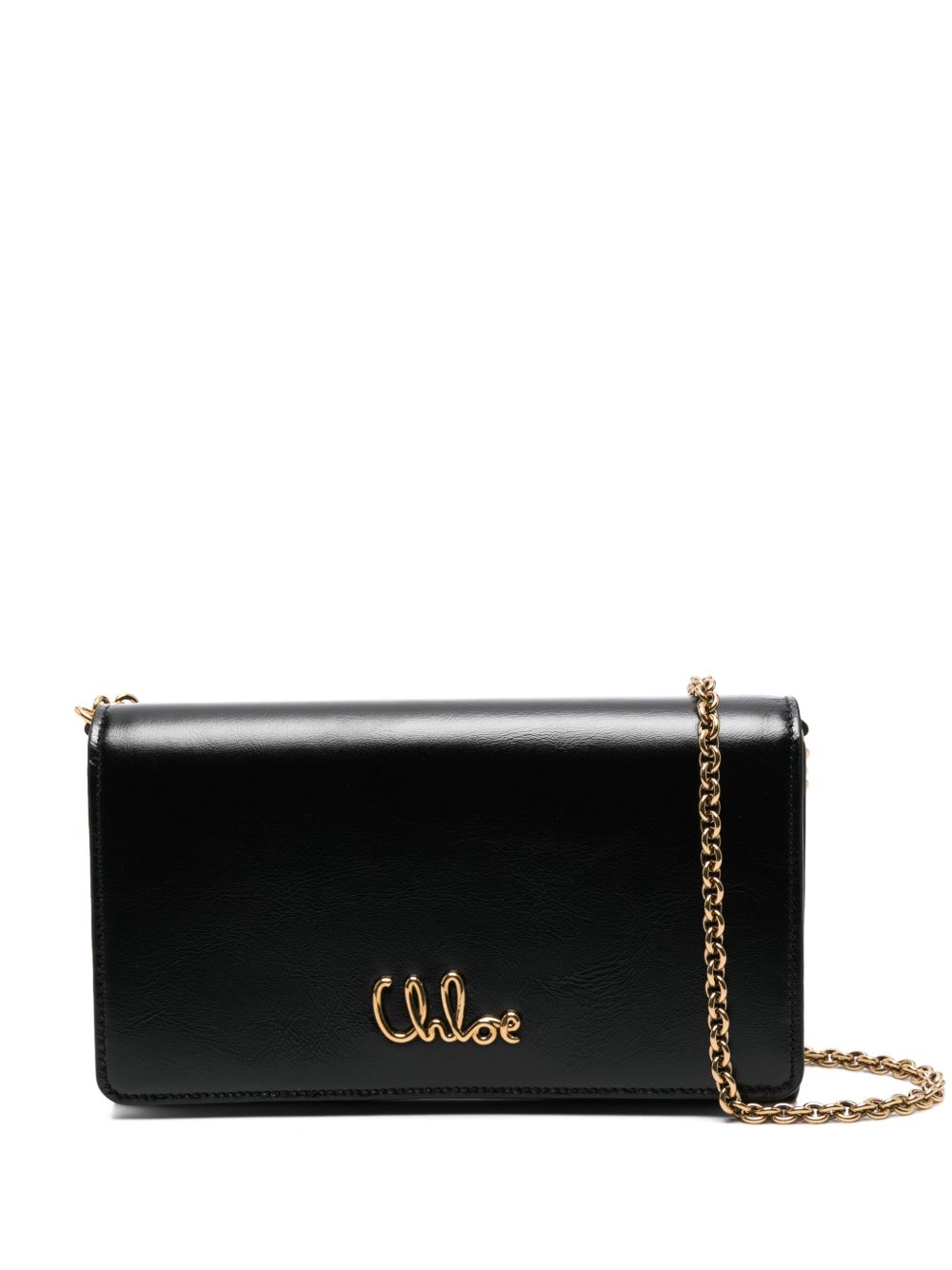 Чанта през рамо с капак и верижка Chloé Iconic