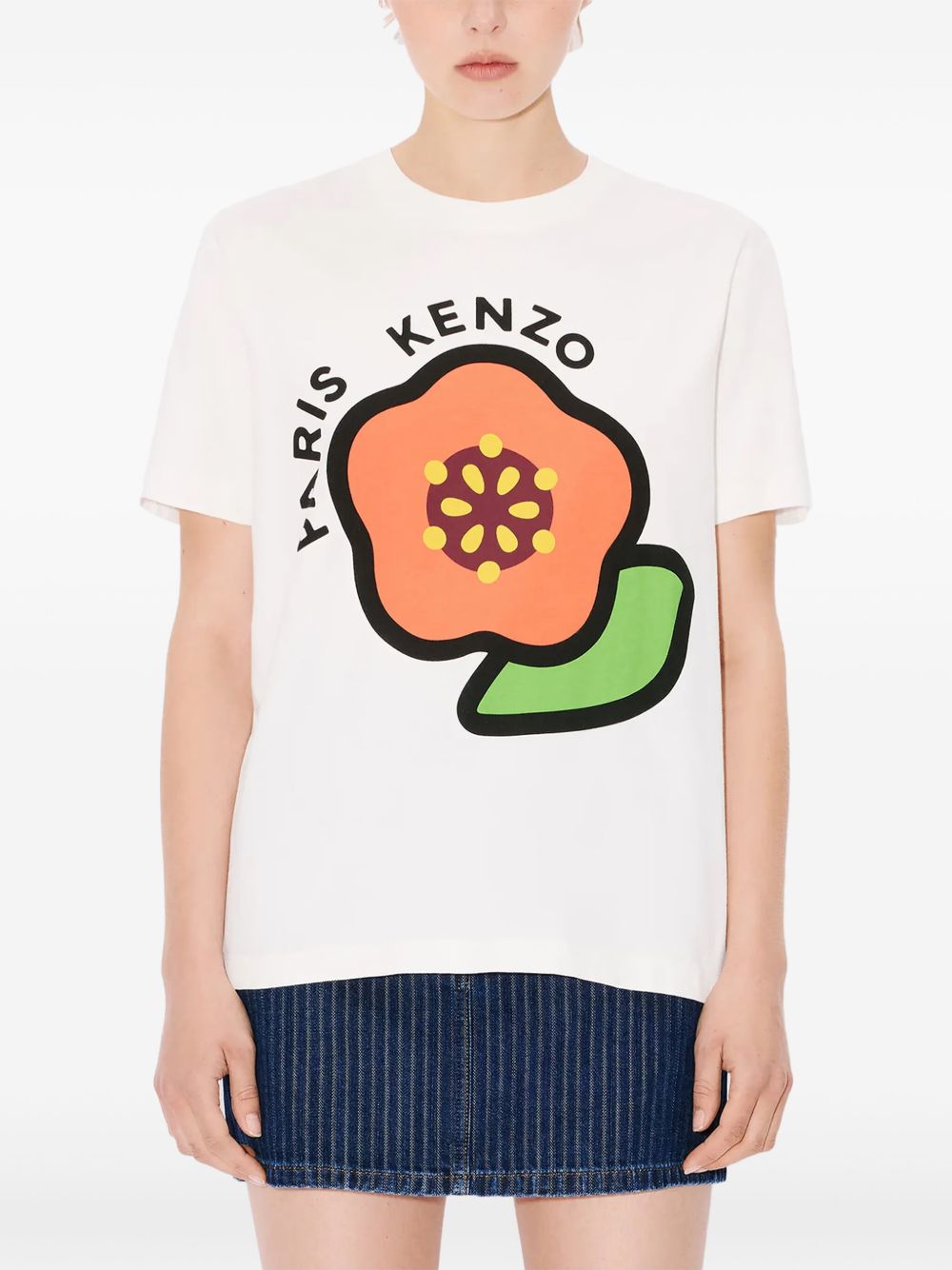 Тениски и поло блузи Kenzo в бяло