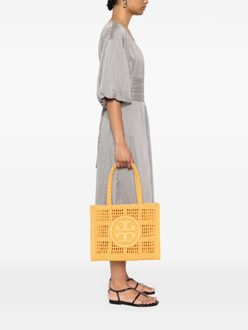 Ръчно изработена пазарска чанта Tory Burch Ella Small