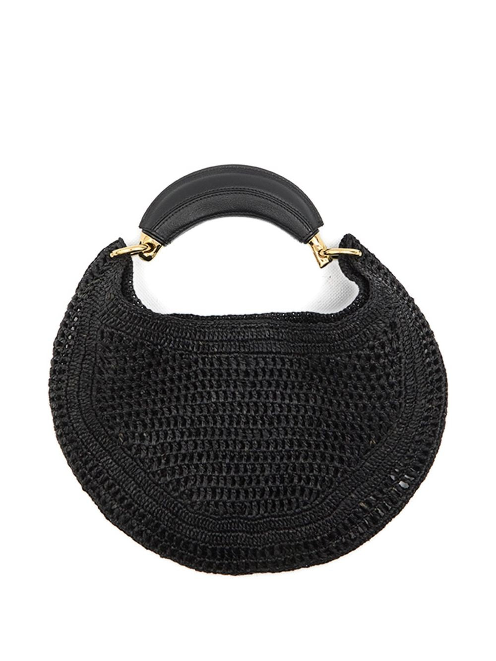 Чанта тип „хобо“ Chloè Chloé Summer Banana в цвят рафия