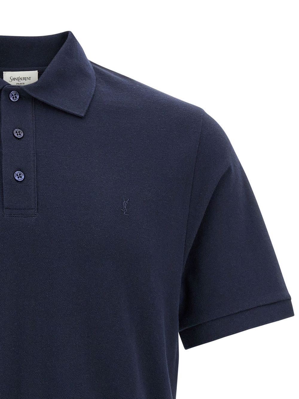 Saint Laurent  T-shirts and Polos Blue
