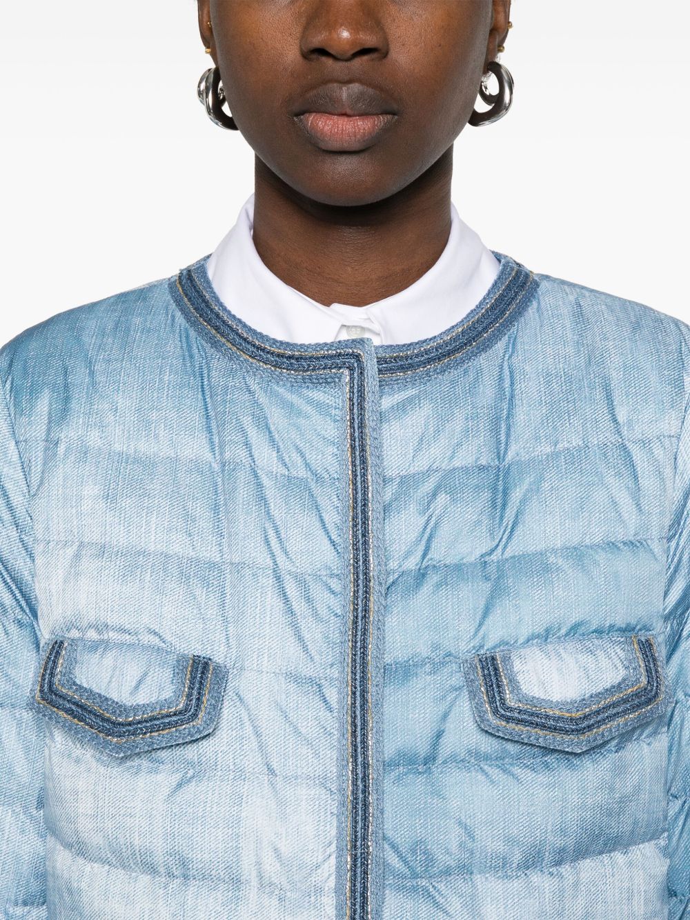 Ermanno Scervino Coats Clear Blue