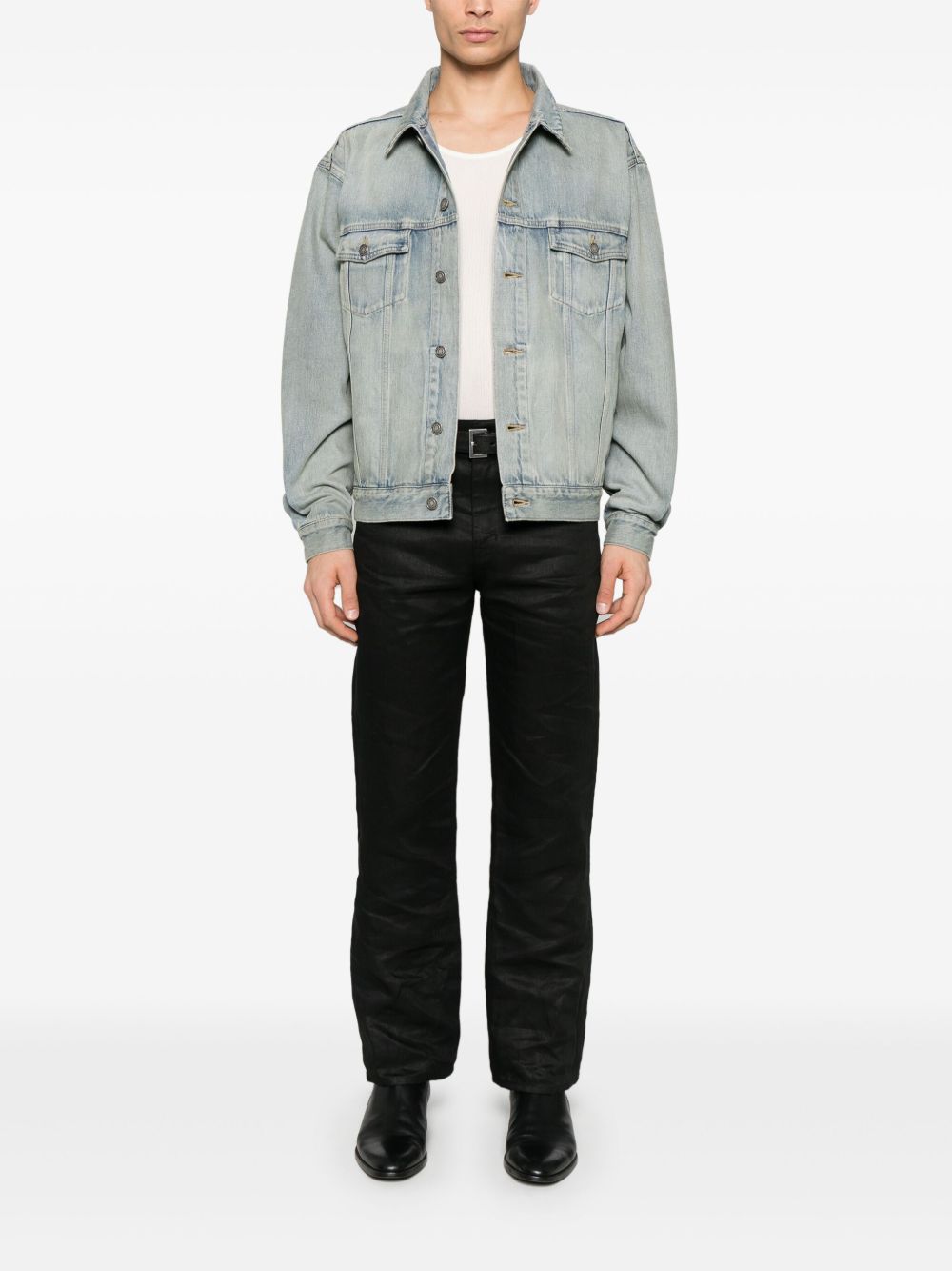 Сини палта Saint Laurent