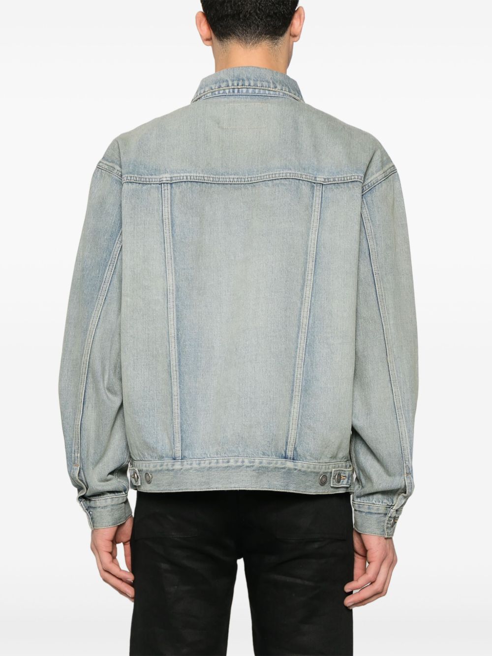 Сини палта Saint Laurent