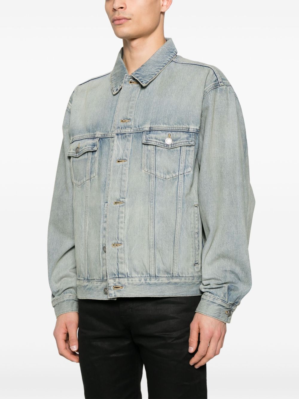 Сини палта Saint Laurent