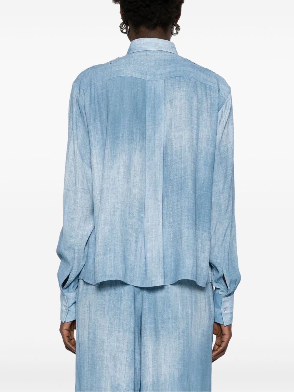 Ermanno Scervino Shirts Clear Blue