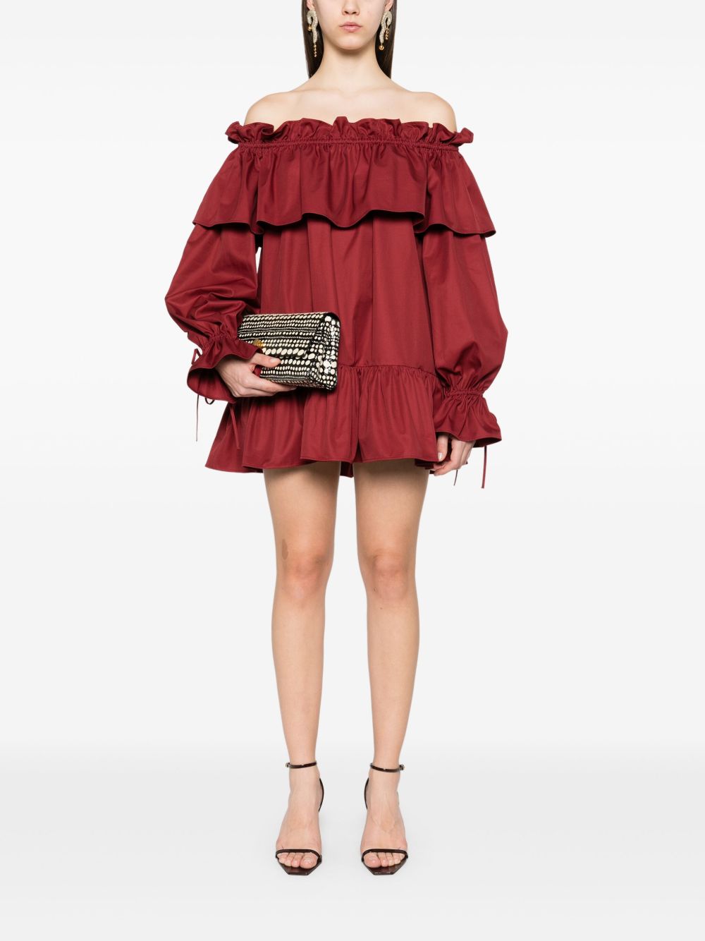 Рокли Saint Laurent червени