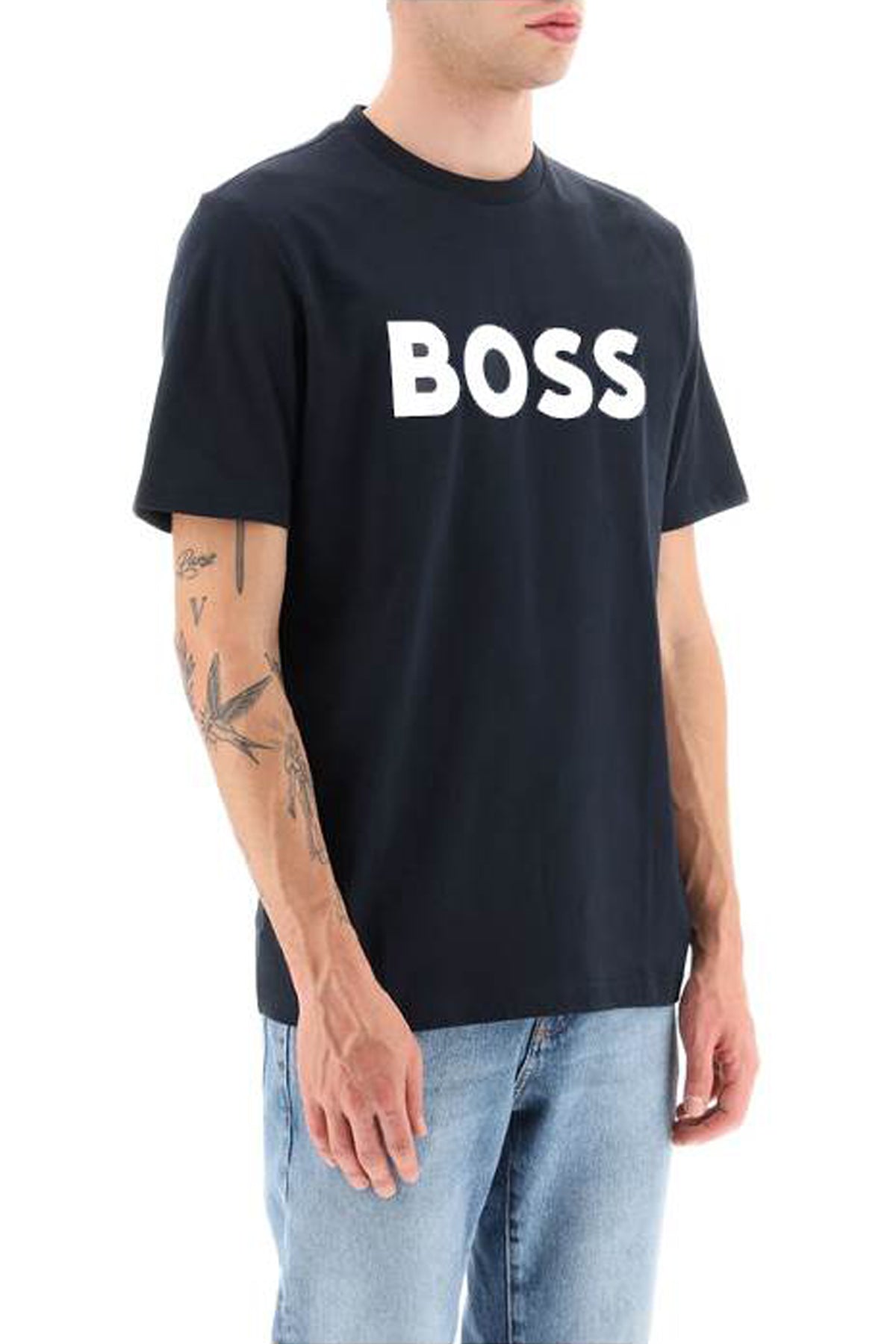 Тениска с лого Boss tiburt 354