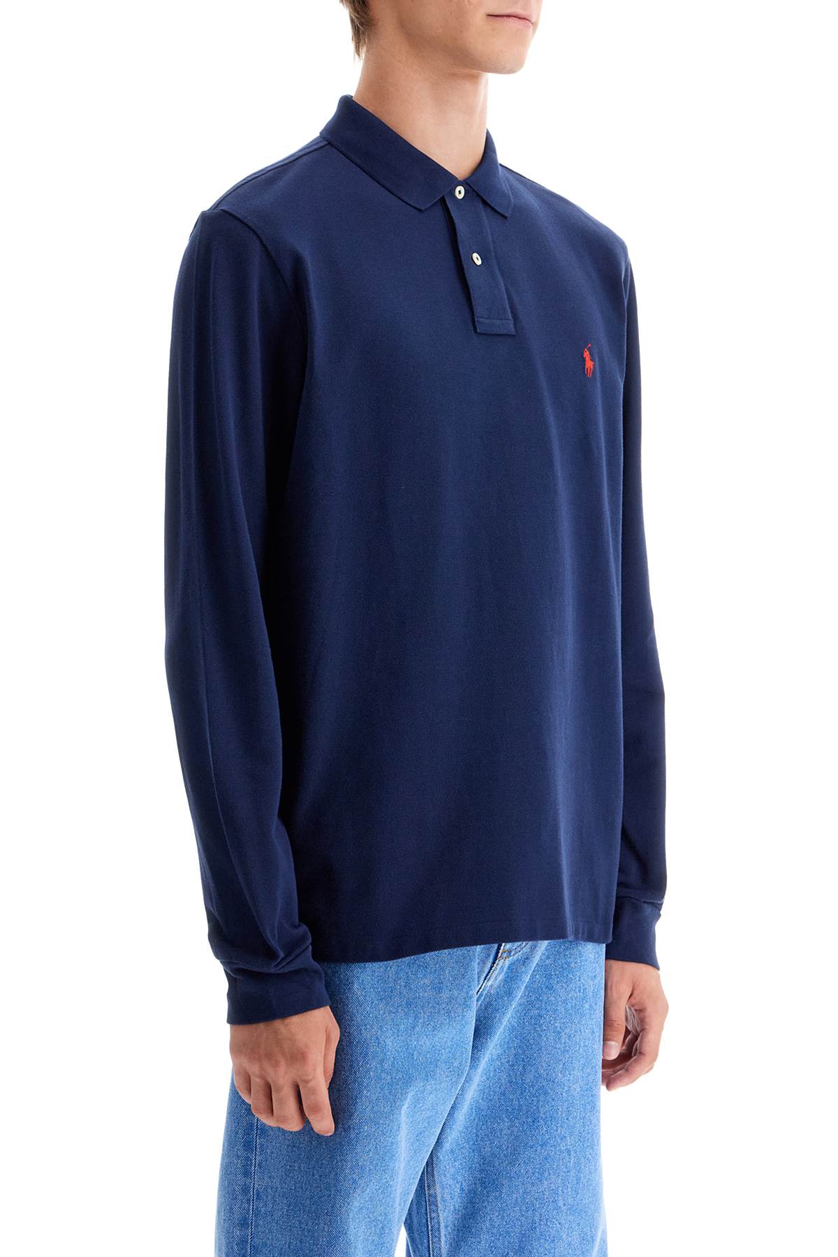 Поло риза с дълъг ръкав Polo Ralph Lauren