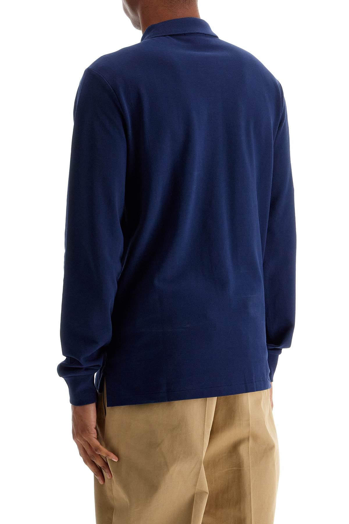 Поло риза с дълъг ръкав slim fit Polo Ralph Lauren