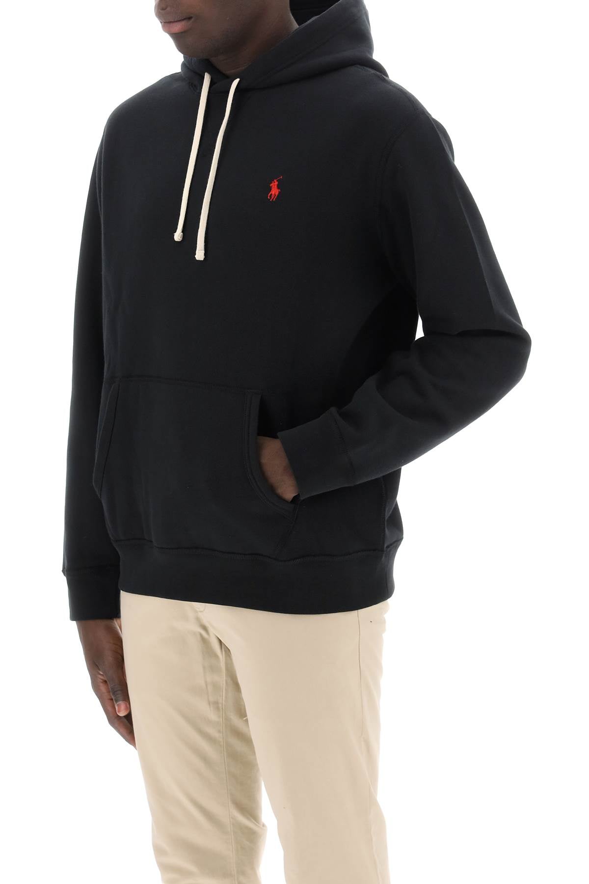 Памучен суичър с полар на гърба Polo Ralph Lauren