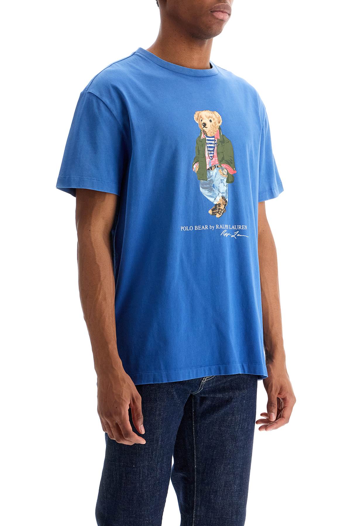 Тениска Polo Ralph Lauren с класическа кройка и мече