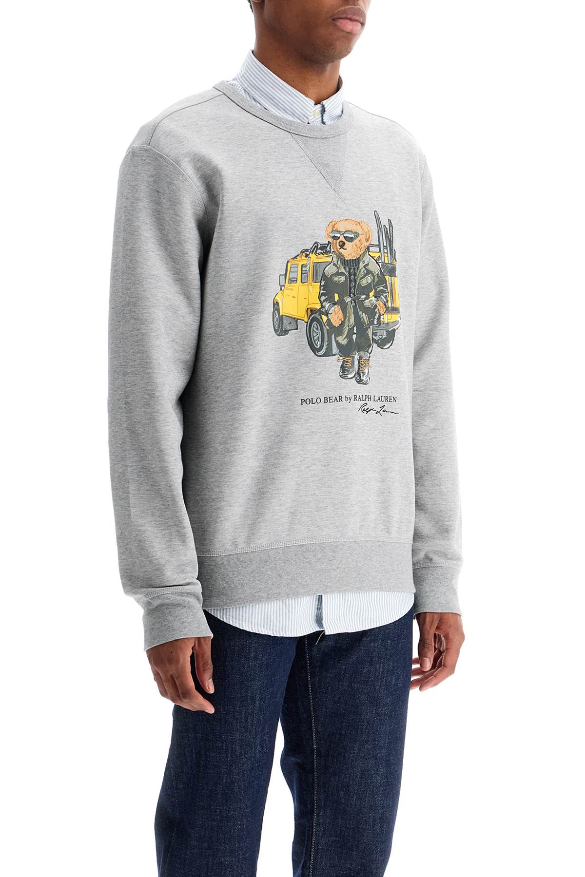 Суитшърт с кръгло деколте Polo Ralph Lauren с лого на Bear