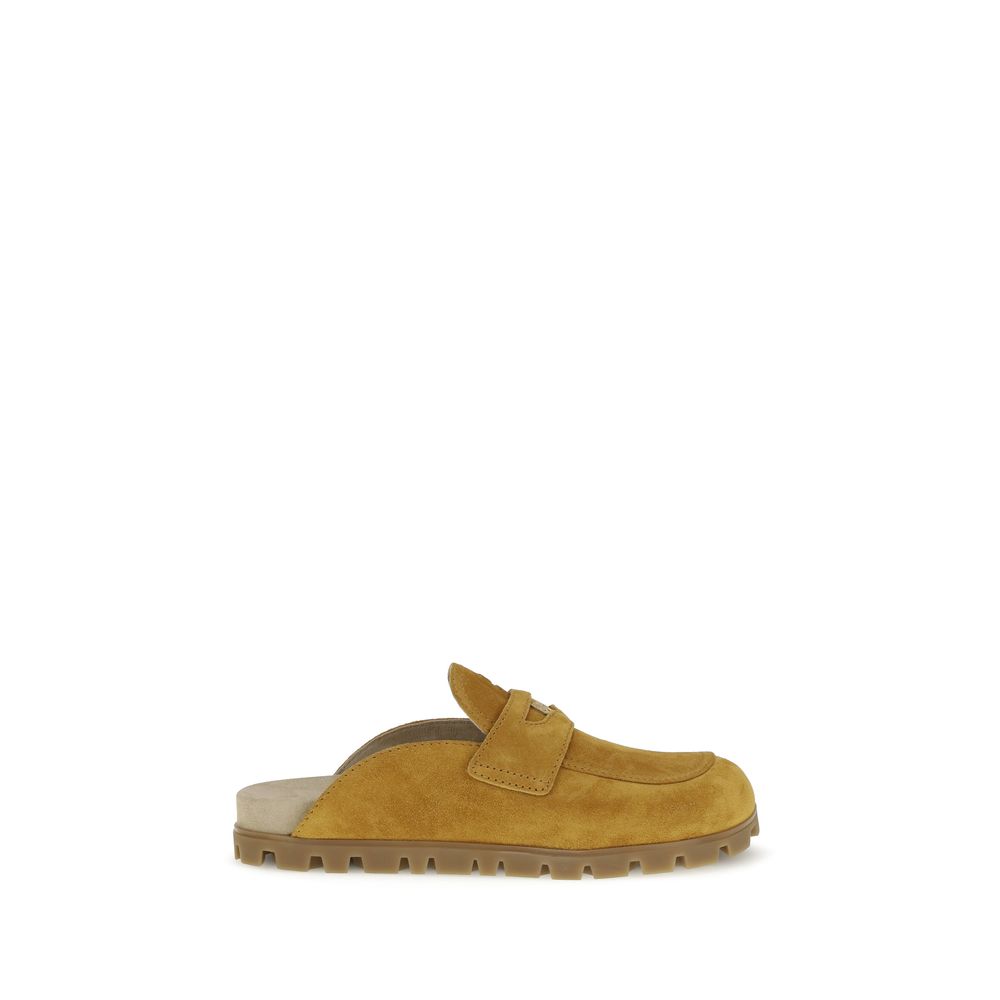 Suede Mules
