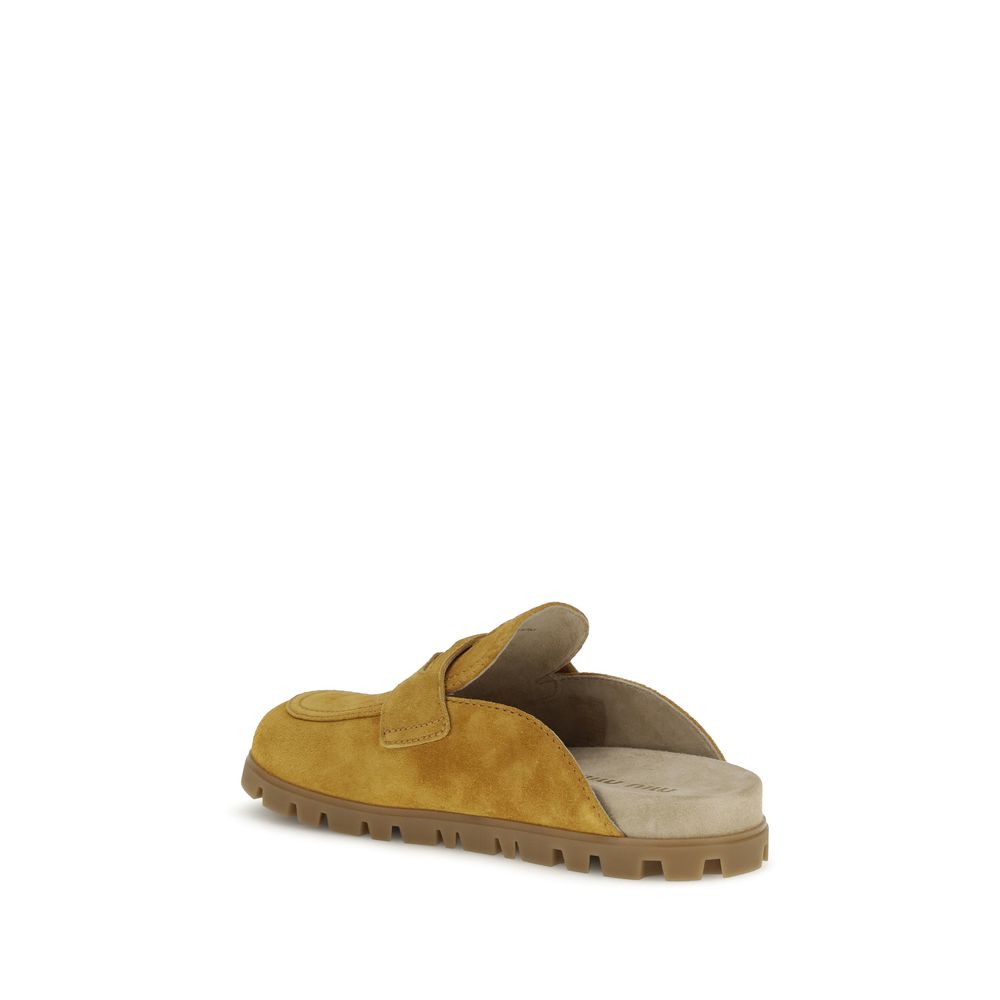 Suede Mules