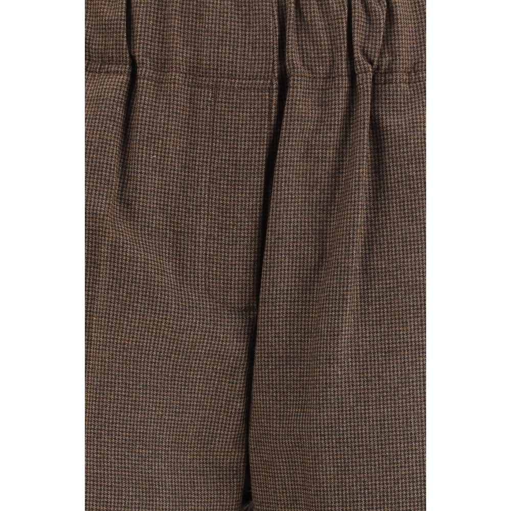 Max Mara Brown Wool Casual Pants