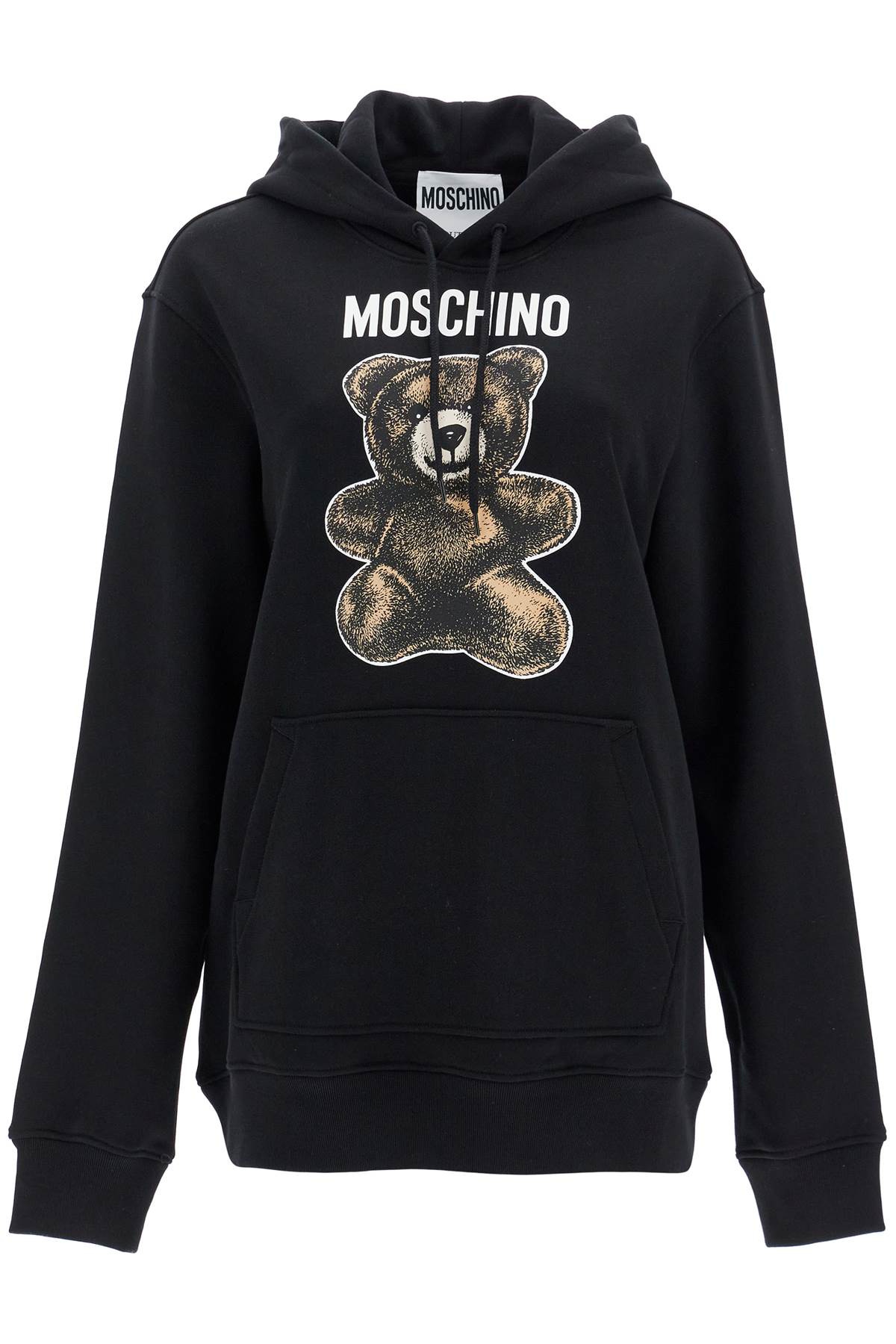 Суитшърт с качулка и мече Moschino