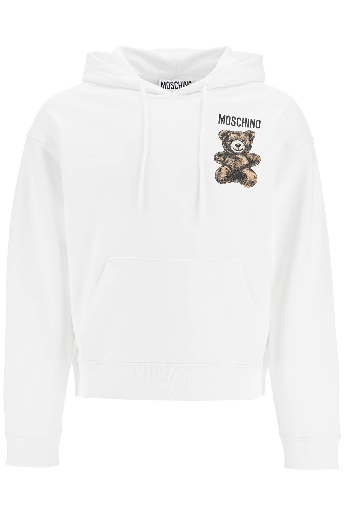 Суитшърт с качулка и мече Moschino