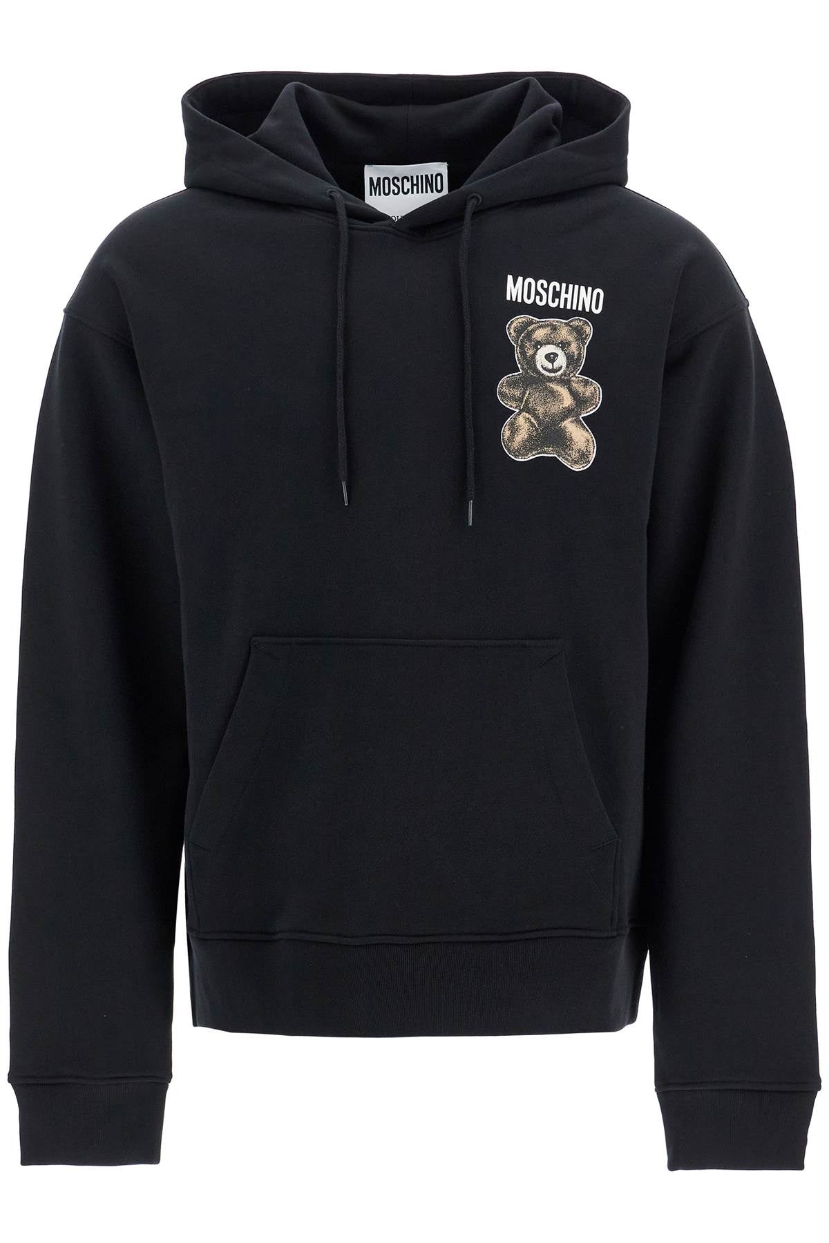 Суитшърт с качулка и мече Moschino